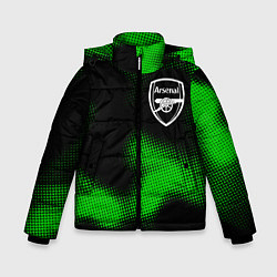 Куртка зимняя для мальчика Arsenal sport halftone, цвет: 3D-черный