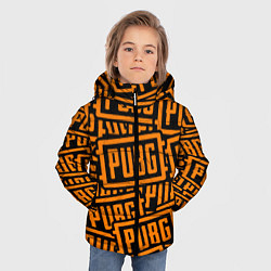 Куртка зимняя для мальчика PUBG pattern game, цвет: 3D-красный — фото 2