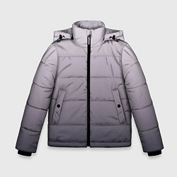 Зимняя куртка для мальчика Бледный серо-пурпурный градиент