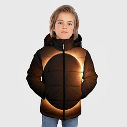 Куртка зимняя для мальчика Полнолуние, цвет: 3D-светло-серый — фото 2