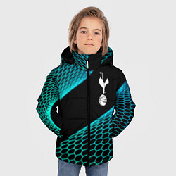 Куртка зимняя для мальчика Tottenham football net, цвет: 3D-черный — фото 2