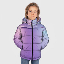 Куртка зимняя для мальчика Текстура воды с каплями, цвет: 3D-светло-серый — фото 2