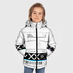 Куртка зимняя для мальчика Printstream white - скин CS, цвет: 3D-черный — фото 2