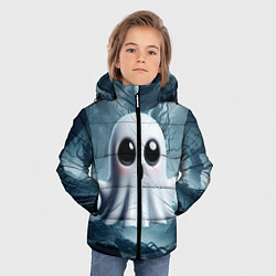 Куртка зимняя для мальчика Привидениус, цвет: 3D-черный — фото 2