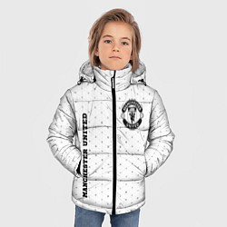 Куртка зимняя для мальчика Manchester United sport на светлом фоне вертикальн, цвет: 3D-черный — фото 2