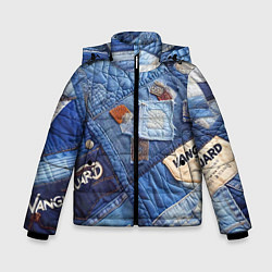 Зимняя куртка для мальчика Vanguard jeans patchwork - ai art