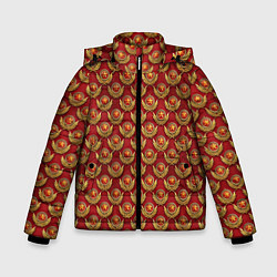 Зимняя куртка для мальчика Красные звезды СССР