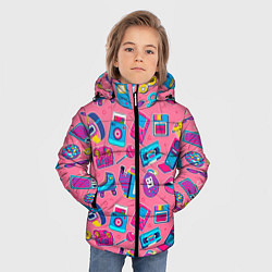 Куртка зимняя для мальчика 90 s baby, цвет: 3D-светло-серый — фото 2