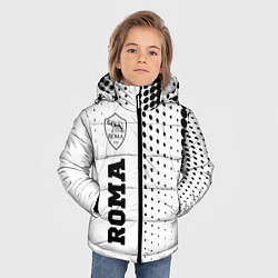 Куртка зимняя для мальчика Roma sport на светлом фоне по-вертикали, цвет: 3D-черный — фото 2