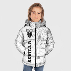 Куртка зимняя для мальчика Sevilla sport на светлом фоне по-вертикали, цвет: 3D-черный — фото 2