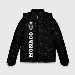Куртка зимняя для мальчика Monaco sport на темном фоне по-вертикали, цвет: 3D-черный