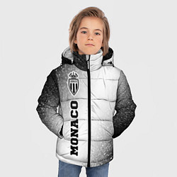 Куртка зимняя для мальчика Monaco sport на светлом фоне по-вертикали, цвет: 3D-черный — фото 2