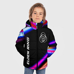 Куртка зимняя для мальчика Elden Ring speed game lights, цвет: 3D-черный — фото 2