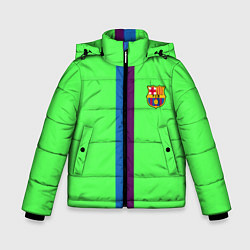 Куртка зимняя для мальчика Barcelona fc sport line, цвет: 3D-светло-серый