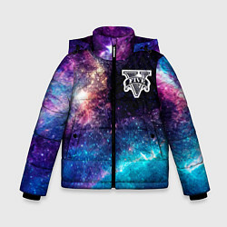 Куртка зимняя для мальчика GTA space game, цвет: 3D-черный