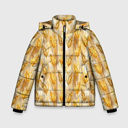 Куртка зимняя для мальчика Золотая нива, цвет: 3D-черный