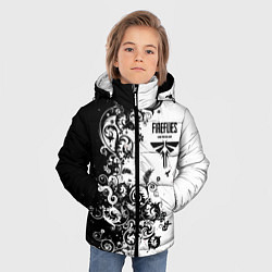Куртка зимняя для мальчика Одни из нас узор блэк, цвет: 3D-светло-серый — фото 2