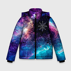 Куртка зимняя для мальчика Dark Souls space game, цвет: 3D-черный