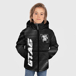 Куртка зимняя для мальчика GTA6 metal game lines, цвет: 3D-черный — фото 2