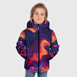 Куртка зимняя для мальчика Неоновый спектр, цвет: 3D-светло-серый — фото 2