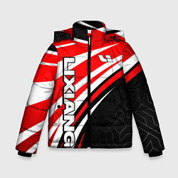 Куртка зимняя для мальчика Lixiang- red sport uniform, цвет: 3D-черный