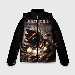 Куртка зимняя для мальчика Disturbed, цвет: 3D-черный