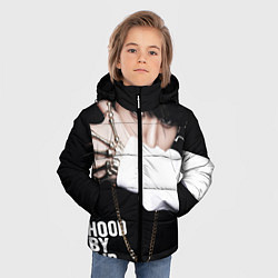 Куртка зимняя для мальчика BTS: Hood by air, цвет: 3D-черный — фото 2
