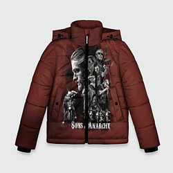 Куртка зимняя для мальчика Sons Of Anarchy, цвет: 3D-красный