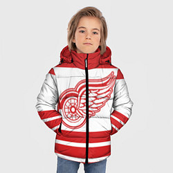Куртка зимняя для мальчика Detroit Red Wings, цвет: 3D-светло-серый — фото 2