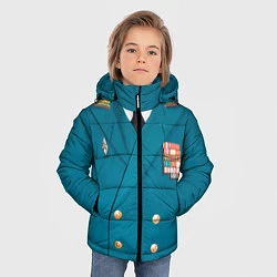 Куртка зимняя для мальчика Китель, цвет: 3D-красный — фото 2