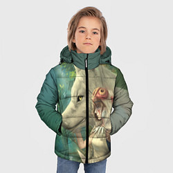 Куртка зимняя для мальчика Принцесса и волк, цвет: 3D-черный — фото 2