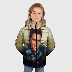 Куртка зимняя для мальчика Элвис Пресли, цвет: 3D-красный — фото 2