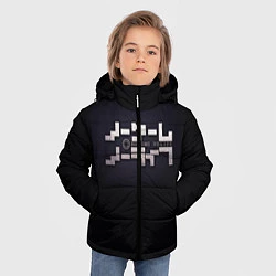 Куртка зимняя для мальчика No Game No Life лого, цвет: 3D-черный — фото 2