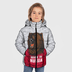 Куртка зимняя для мальчика Made in Russia, цвет: 3D-черный — фото 2