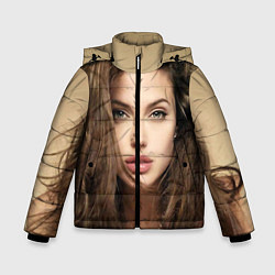 Куртка зимняя для мальчика Анжелина Джоли, цвет: 3D-красный