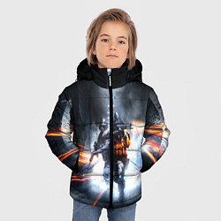 Куртка зимняя для мальчика Battlefield Hardline, цвет: 3D-красный — фото 2
