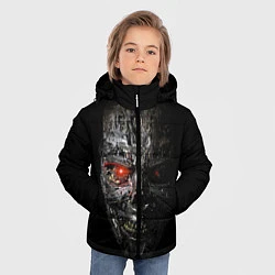 Куртка зимняя для мальчика Терминатор: Генезис, цвет: 3D-красный — фото 2