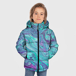 Куртка зимняя для мальчика Смесь красок, цвет: 3D-светло-серый — фото 2