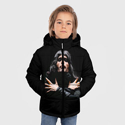 Куртка зимняя для мальчика Фредди Меркьюри, цвет: 3D-светло-серый — фото 2
