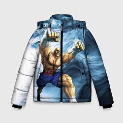 Куртка зимняя для мальчика Muay Thai Rage, цвет: 3D-светло-серый
