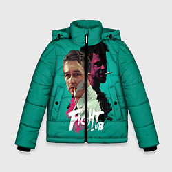 Куртка зимняя для мальчика Fight Club Stories, цвет: 3D-красный