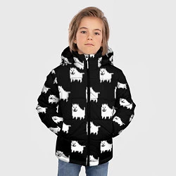 Куртка зимняя для мальчика Undertale Annoying dog, цвет: 3D-черный — фото 2