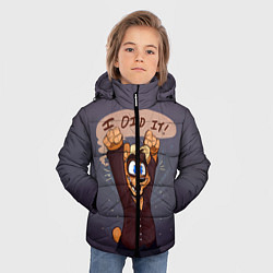 Куртка зимняя для мальчика Five Nights: I Did It, цвет: 3D-черный — фото 2