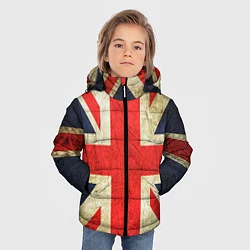 Куртка зимняя для мальчика Великобритания, цвет: 3D-светло-серый — фото 2
