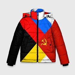 Куртка зимняя для мальчика Вечная Россия, цвет: 3D-светло-серый