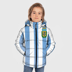 Куртка зимняя для мальчика Сборная Аргентины: ЧМ-2018, цвет: 3D-черный — фото 2
