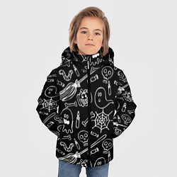 Куртка зимняя для мальчика Призрачный арт, цвет: 3D-красный — фото 2