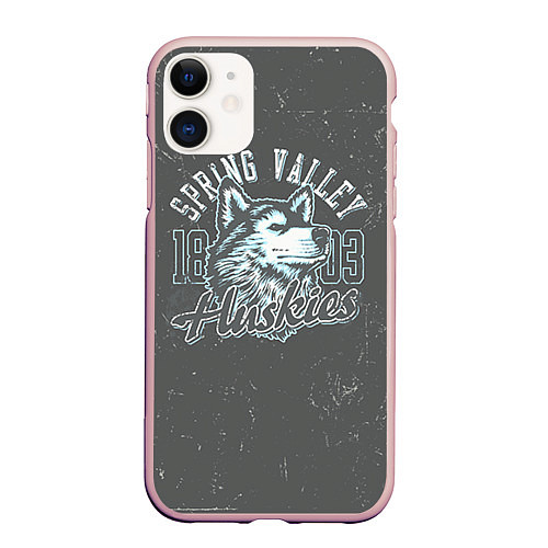 Чехол iPhone 11 матовый Team t-shirt 5 / 3D-Светло-розовый – фото 1