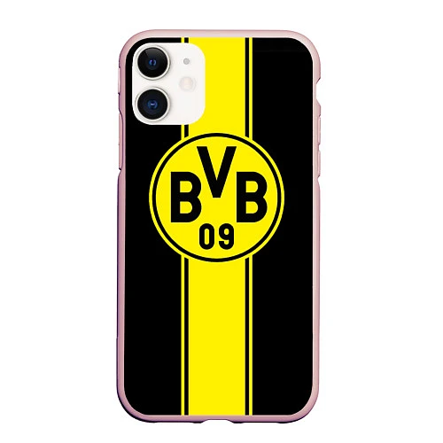 Чехол iPhone 11 матовый BVB / 3D-Светло-розовый – фото 1