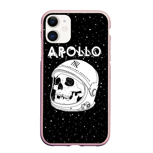 Чехол iPhone 11 матовый Apollo / 3D-Светло-розовый – фото 1